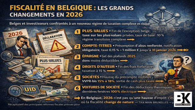 Belgium 2026 Tax Changes: Executive Summary